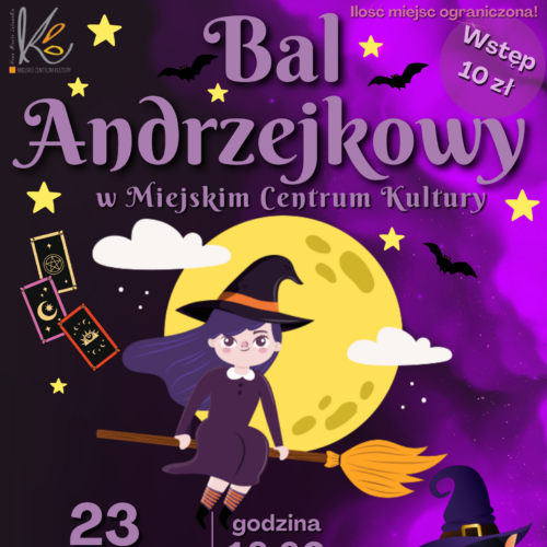 Plakat aktualny Andrzejkowy bal